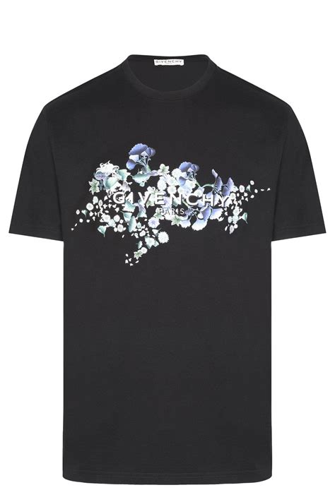 givenchy flower tshirt|givenchy t shirt prices.